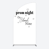 Aperturee - Aperturee Prom Night On Cloud Nine Birthday Party Half Moon Arch Backdrop